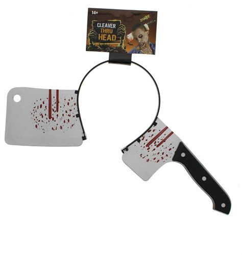 through head headband scissors knife syringe prank horror fancy party halloween ebay