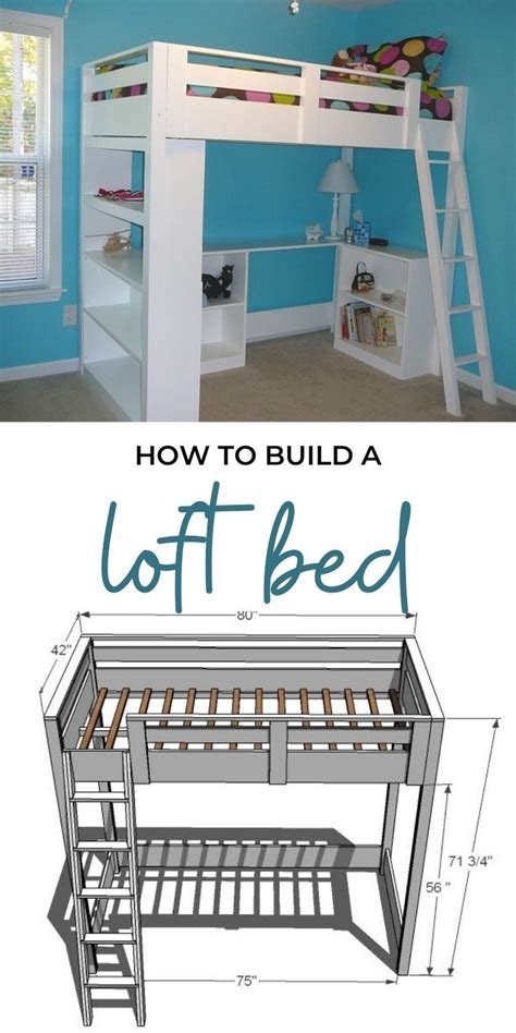 How To Build A Loft Bed Build A Loft Bed Kids Loft Beds Diy Loft Bed