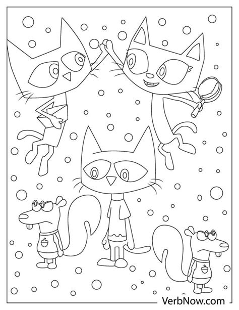 Free Pete The Cat Coloring Pages And Book For Download Printable Pdf
