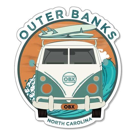 3 Inch Outer Banks Van Decal Outer Banks Vans Stickers Outer