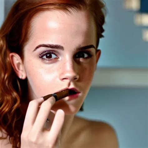 Redhead Emma Watson Smoking Cigar Wearing Bikini Stable Diffusion OpenArt