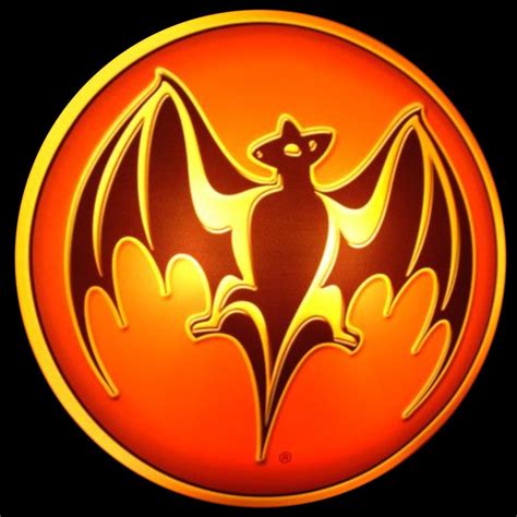 An Orange And Black Bat Symbol On A Black Background