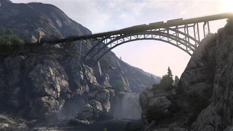 Grand Theft Auto V Bridge Base Jump 1 Youtube