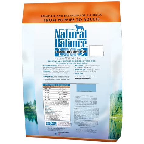 This range includes a mix of dry dog food, wet/canned dog food, and dog treats. Natural Dry Dog Food- Natural Balance L.I.D. Limited ...