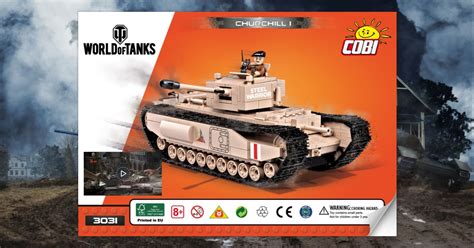 Churchill I World Of Tanks Cobi 3031 Istruction Manual