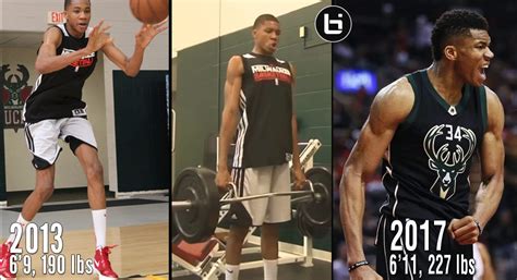 Well, they don't only look huge. Giannis Antetokounmpo Motivational Workout & Practice Mix ...
