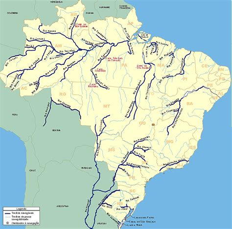 Considerando Os Rios Brasileiros Identifique O Principal Uso Econômico