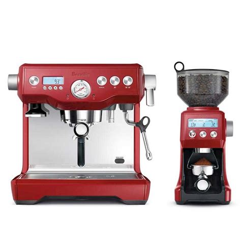 Breville duo temp pro espresso machine ~or~ barista express espresso machine (3 colors). Breville BEP920CRN Espresso Coffee Machine Cranberry Red ...
