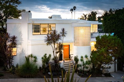 1930s William Kesling Art Deco ULM House In Los Angeles California