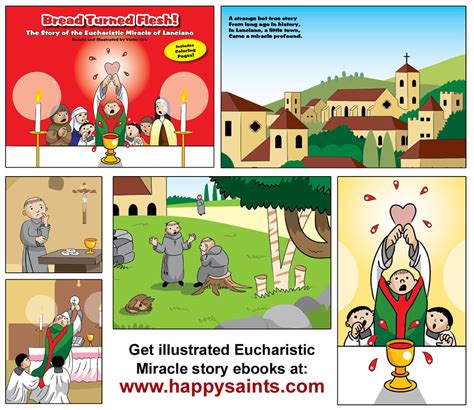 Happy Saints Illustrated Eucharistic Miracles Stories Resources For