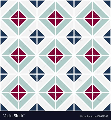 Simple Floor Tile Pattern Abstract Geometric Vector Image