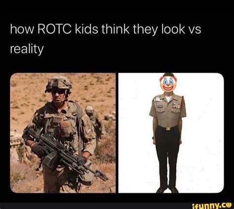 How Rotc Kids Think They Look Vs Reality Ifunny