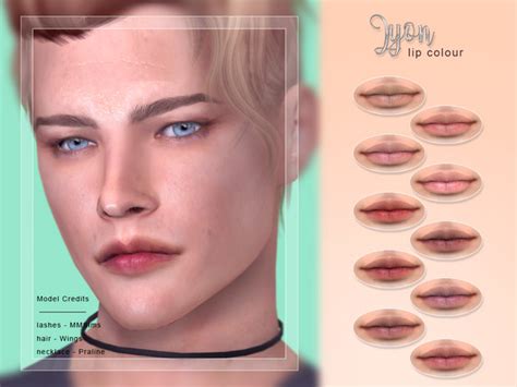 Sims 4 Cc Custom Content Male Lips Screaming Mustards Lyon