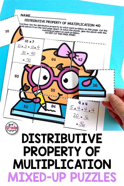 50 Off Distributive Property Of Multiplication Printable Math Puzzles