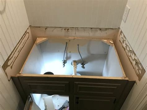 Diy Wood Bathroom Countertop An Easy Way To Change Your Vanity In 1