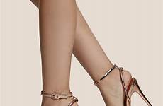 heels strap strappy ankle gold rose metallic shein high heel shoes toe