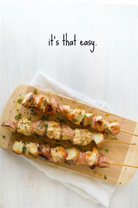 Happiness On A Stick Bacon Wrapped Chicken And Potato Skewer Yourtango