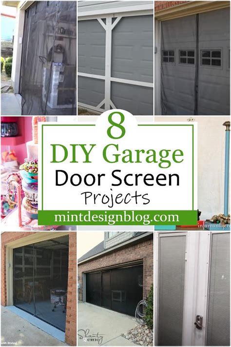 8 Diy Garage Door Screen Projects Mint Design Blog