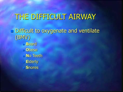 Ppt The Difficult Airway Powerpoint Presentation Free Download Id