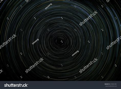 Colorful Startrails Background High Resolution Denoised Stock Photo