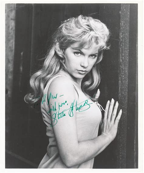 Todd Mueller Autographs Stella Stevens Vintage Glossy Signed Photograph
