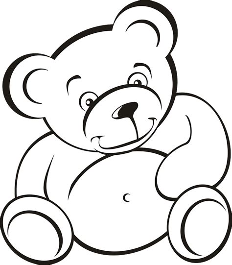 Teddy Bear Outline Clipart Free Download Transparent Png Creazilla