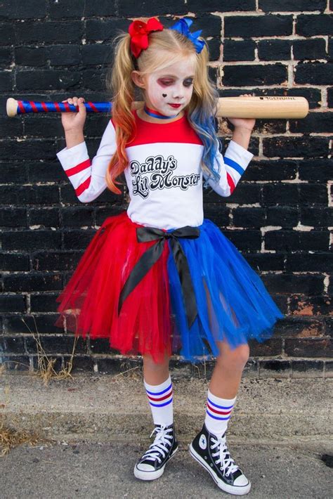 Kids Harley Quinn Jumpsuit Costume Ubicaciondepersonascdmxgobmx