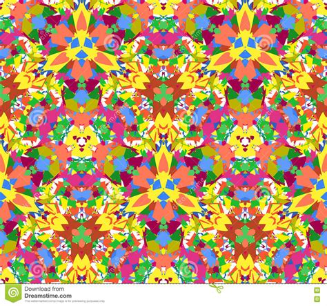 colorful kaleidoscope seamless pattern stock vector illustration of element color 71564383