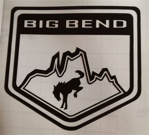 Ford Broncos Sport Big Bend Decal Etsy