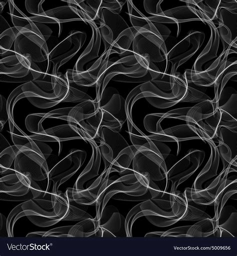 Smoke Seamless Texture On Black Background Pattern Vector Download A