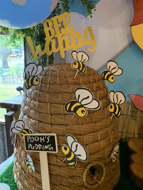 Bee Hive For Winnie The Pooh Bear First Birthday Party Pooh Bear