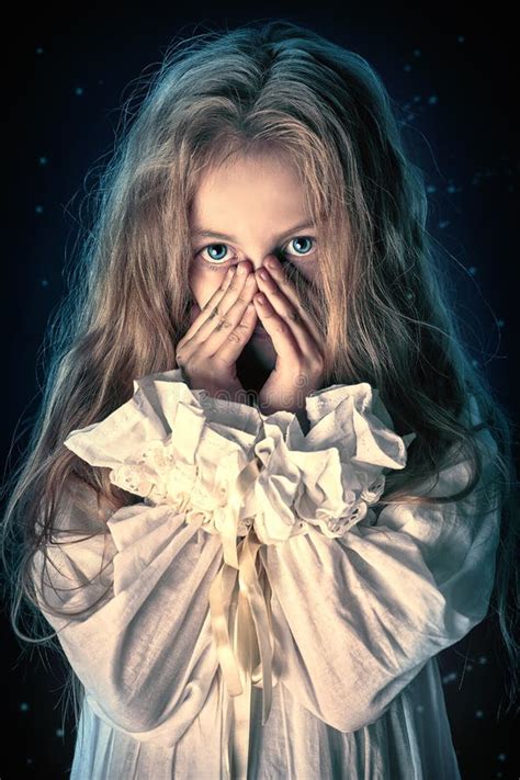 Scary Little Girl Stock Photo Image Of Evil Dead Little 179674078