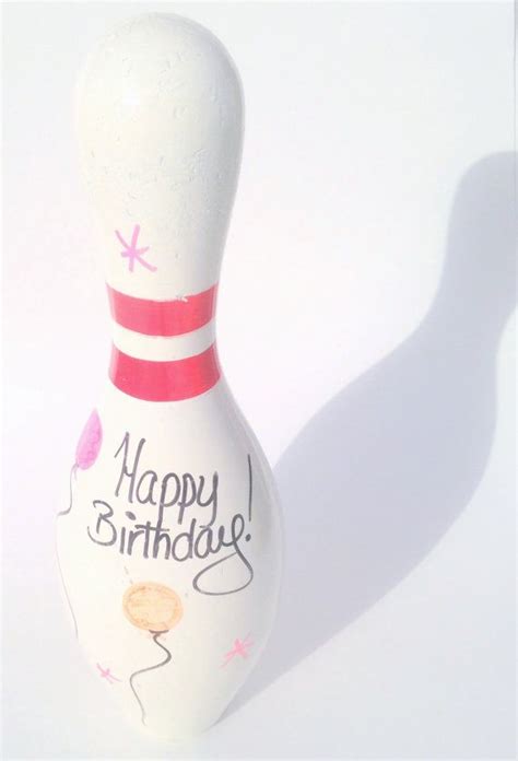 Authentic Vintage Happy Birthday Bowling Pin 15 Regulation Etsy