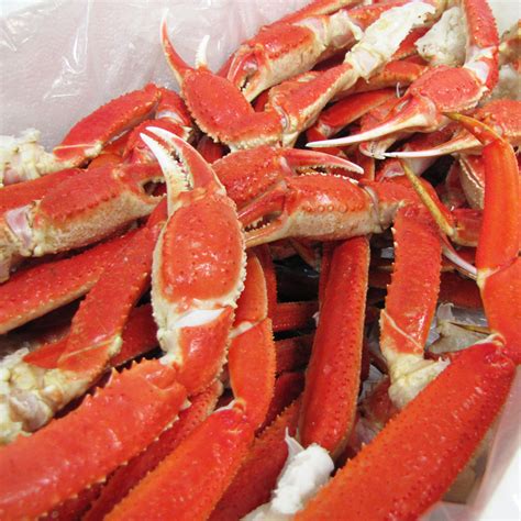 20 Lb Case Alaska Giant Snow Crab Bairdi Fishex Seafoods