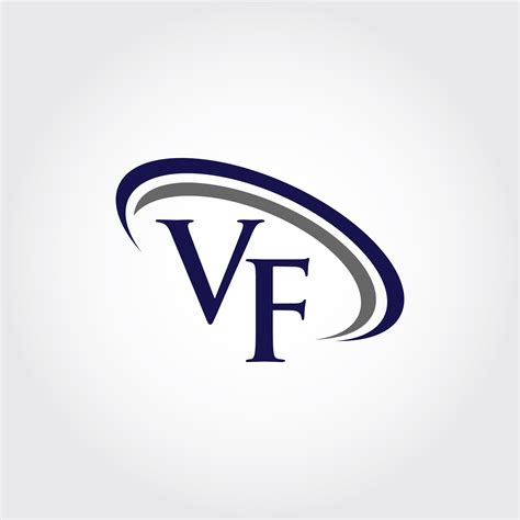 Monogram Vf Logo Design By Vectorseller Thehungryjpeg