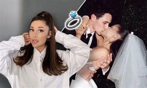 Ariana Grande Shares First Glimpse Of Wedding Ring From Dalton Gomez
