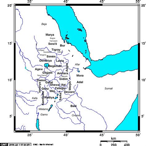 Ethiopian Tribes Map