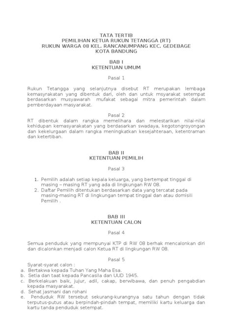 Hal yang membedakan karena keduanya memiliki struktur yang berbeda dan untuk keperluan yang tidak. By B Hints Contoh Surat Keputusan Panitia Pemilihan Ketua Rt