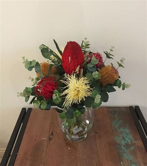Maybe you would like to learn more about one of these? New Artificial Fake Silk Flower Australian Native w ...