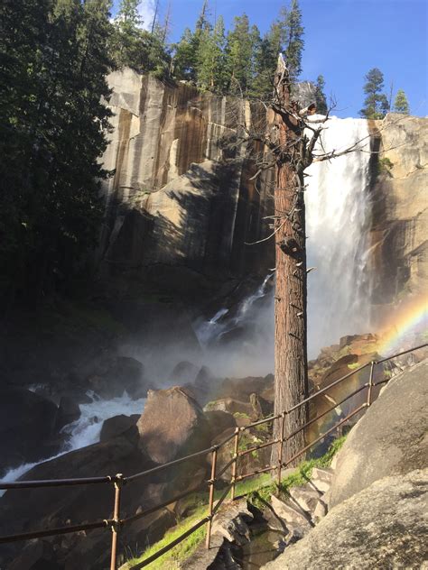The Hike Up To Vernal Falls With A Hd Rainbow Was Definitely The