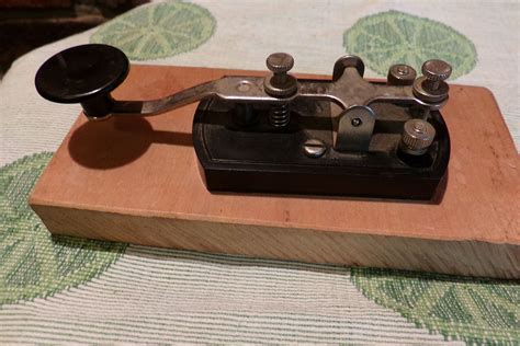 Vintage Morse Code Telegraph Key Vintage Bakelite Telegraph Key