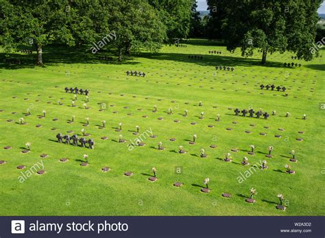 Aerial View Of The German World War Two Military Cemetery D Day