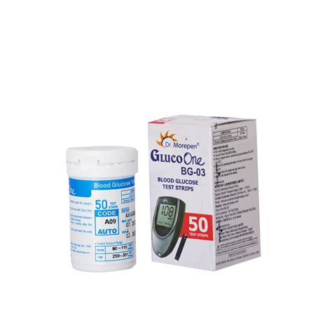Dr Morepen Gluco One BG 03 Blood Glucose Test Strips Buy Online