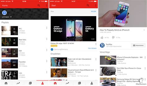 Redesigned Youtube App For Ios Briefly Appears For Some Users Macrumors