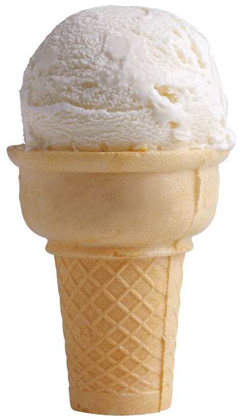 Ice Cream Vanilla Ice Cream Cone Png Transparent Background Free