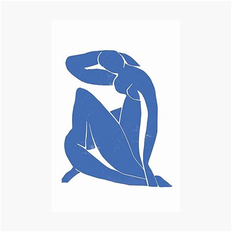 Lámina fotográfica Impresión de Matisse Matisse Blue nude Arte