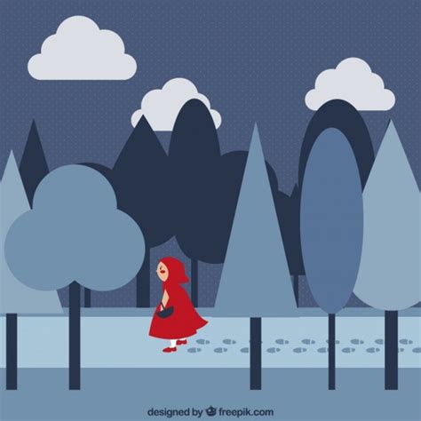 Little Red Riding Hood Vector At Collection Of Little Red Riding Hood Vector