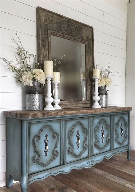Enjoy free shipping on most stuff, even big stuff. Chalk paint dresser buffet dark waxed over kingfisher blue ...