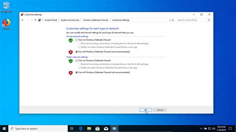 Turn Windows Defender Firewall On Or Off In Windows 10