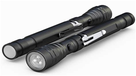 Telescopic Flex Head Led Flashlight With Extendable Head And Magnetic